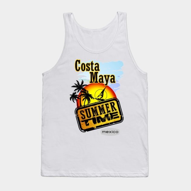 Costa Maya, Mexico Tank Top by dejava